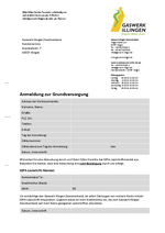 Anmeldung zur Grundversorgung mit SEPA-Mandat
