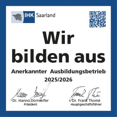 IHK Siegel, Ausbildungsbetrieb 2025-2026