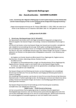 Ergänzende Bedingungen GasGVV aktuell