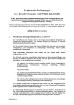 Ergänzende Bedingungen GasGVV