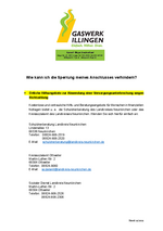 Information Verhinderung Sperrung